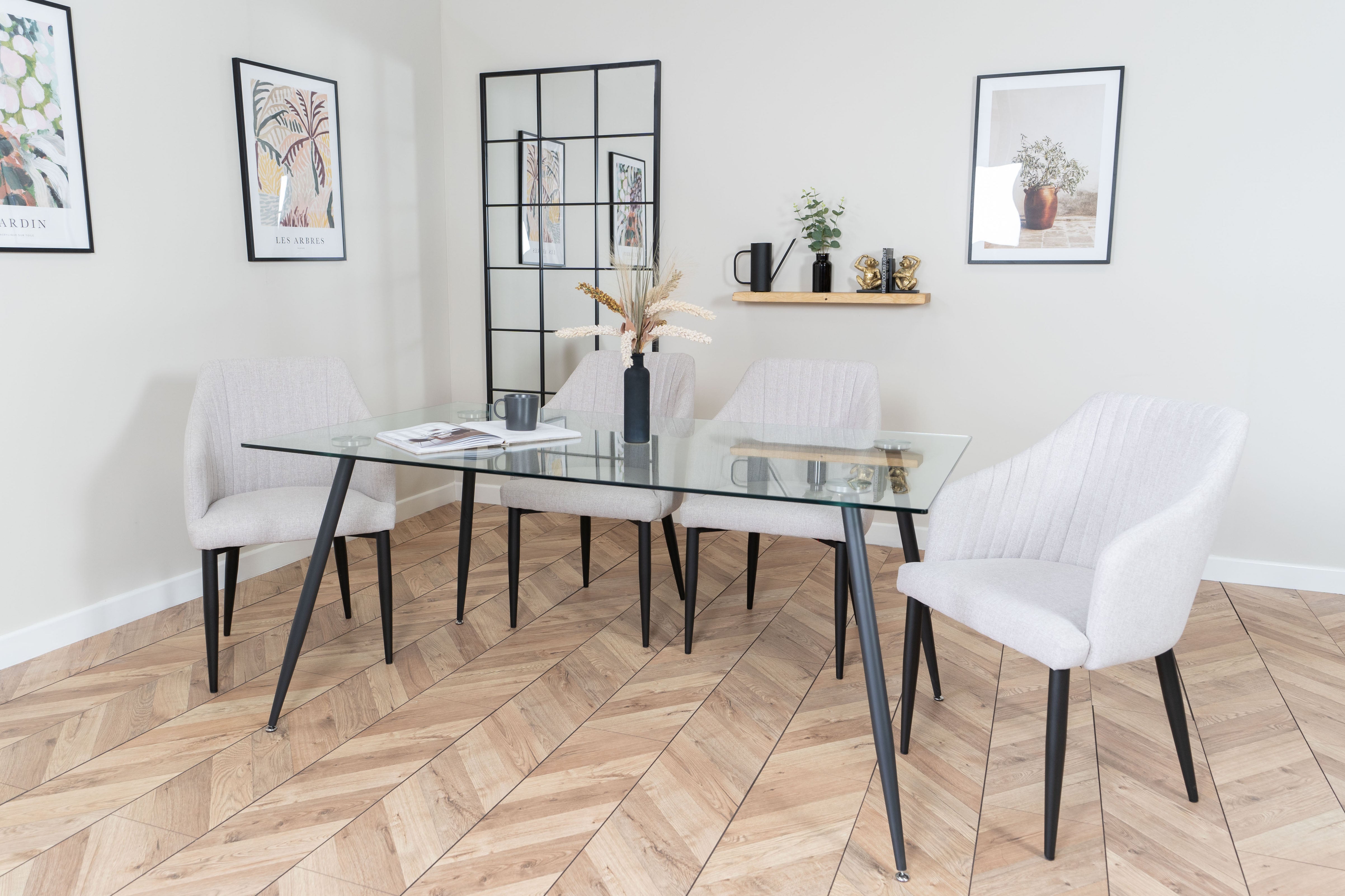 Scandinavian marble on sale dining table