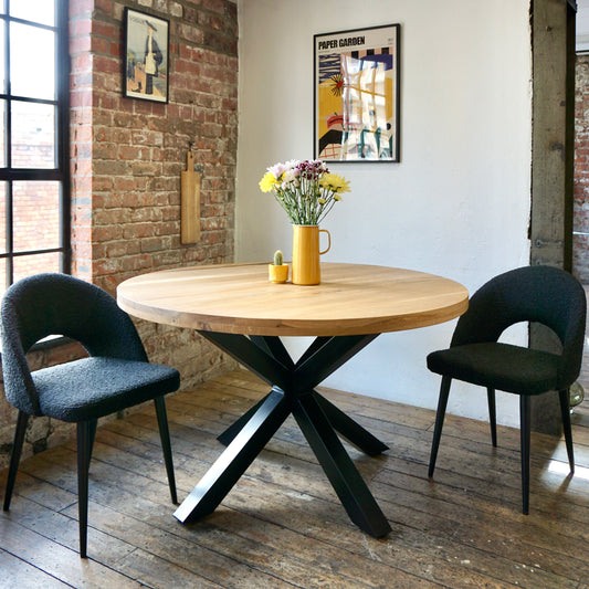 Sara Solid Oak Dining Table (4 Sizes)