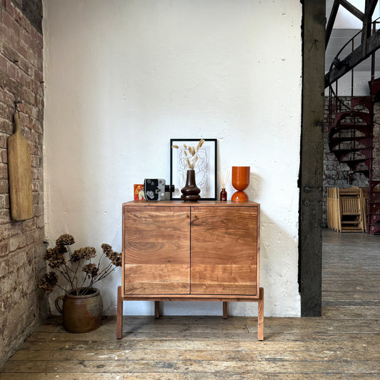 Lucca Solid Acacia Wood 2 Door Sideboard