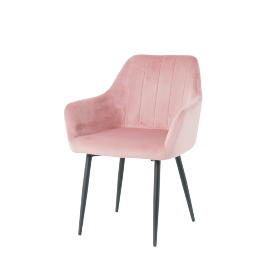 Layla Dining Chairs in Blush Pink (2pk)