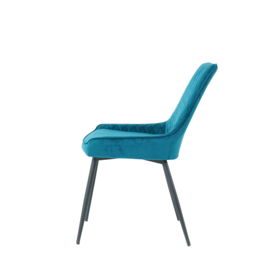 Ava Dining Chairs in Teal (2pk)