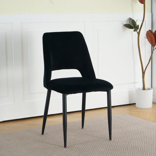 Nala Dining Chairs in Black (2pk)