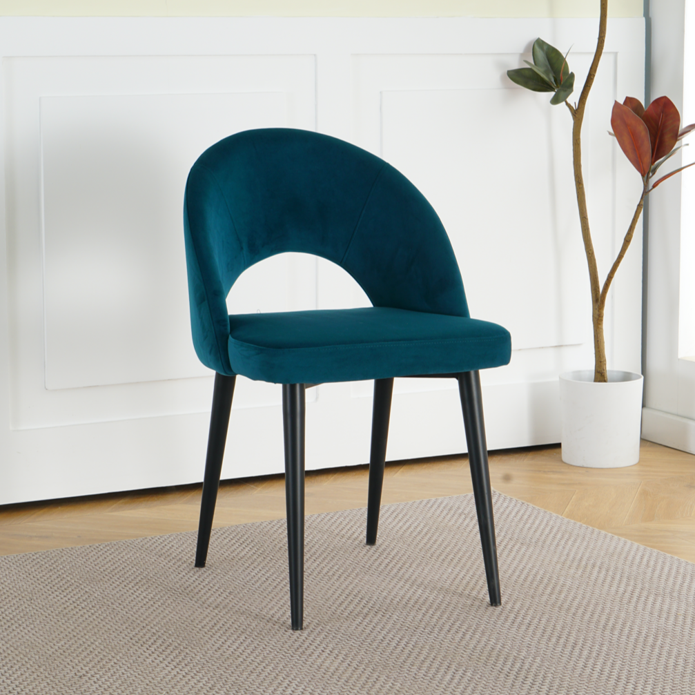 Bella Dining Chairs in Teal (2pk)