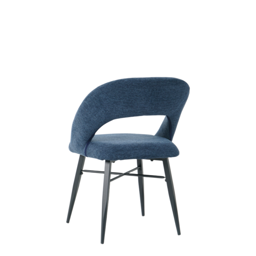 Ellie Dining Chairs in Blue (2pk)