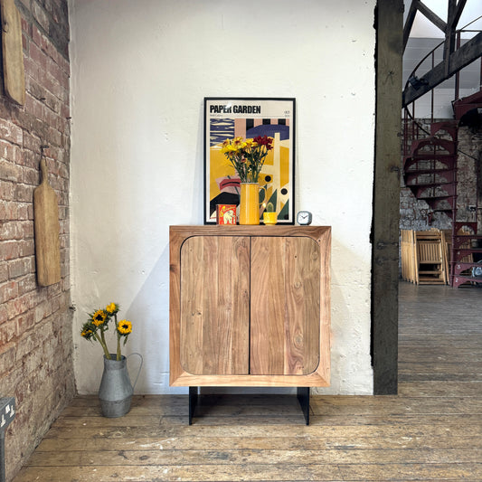 Primo Solid Acacia Wood 2 Door Sideboard