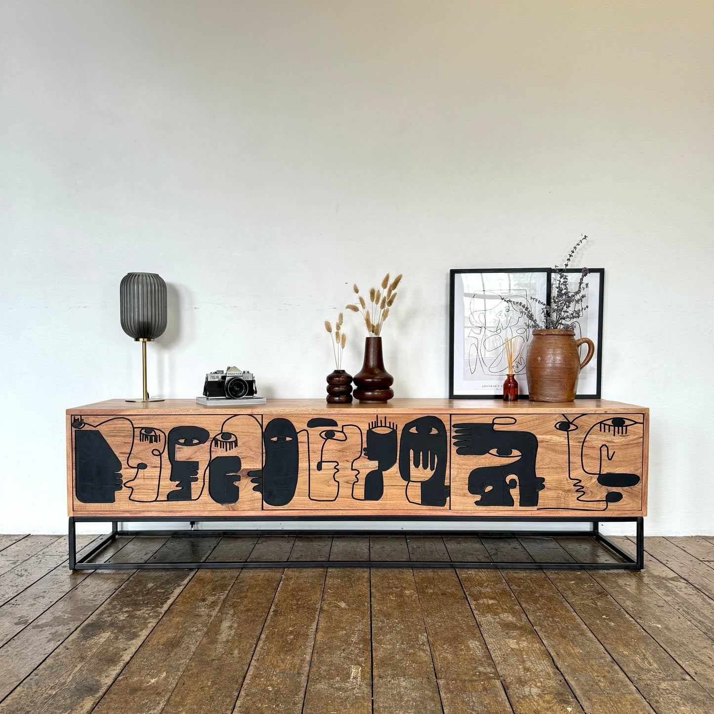 Pablo Solid Acacia Wood TV Stand