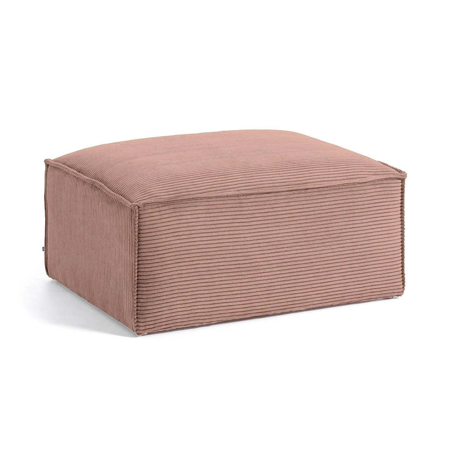 Lund Footrest - Pink Corduroy