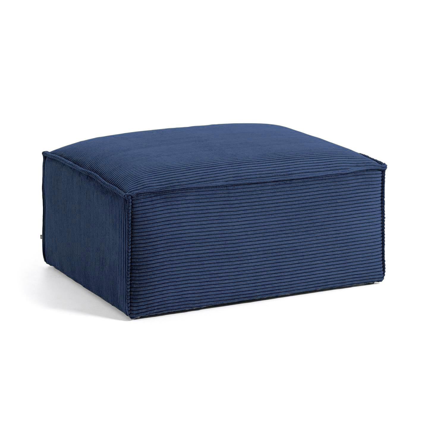 Lund Footrest - Blue Corduroy