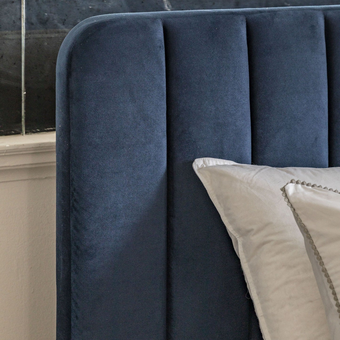 Meredith Double Bed in Indigo