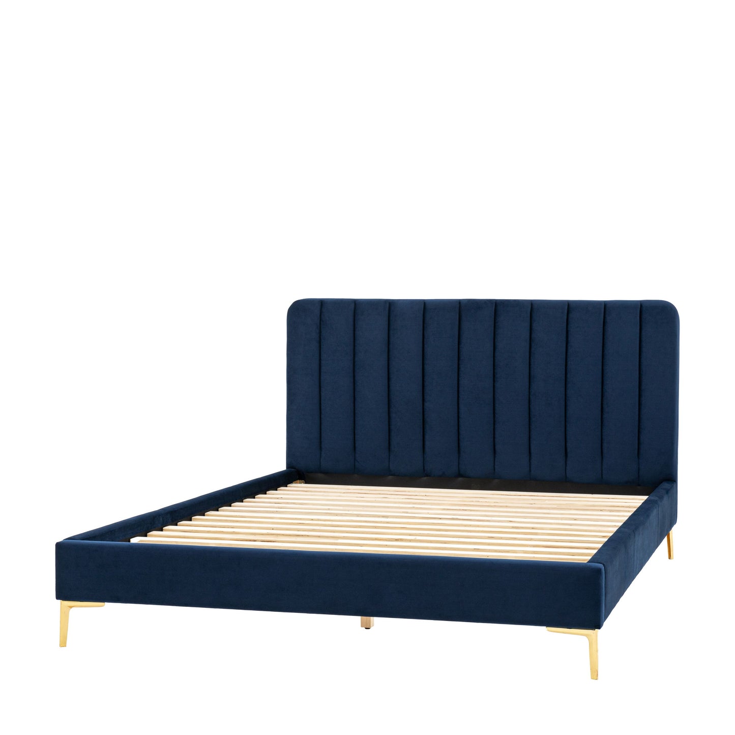 Meredith Double Bed in Indigo