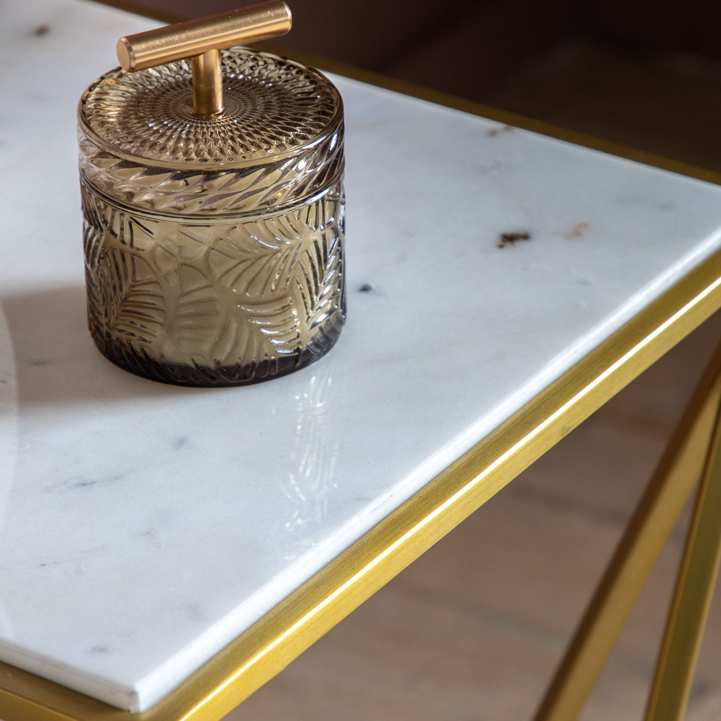 Rossi Side Table in Gold