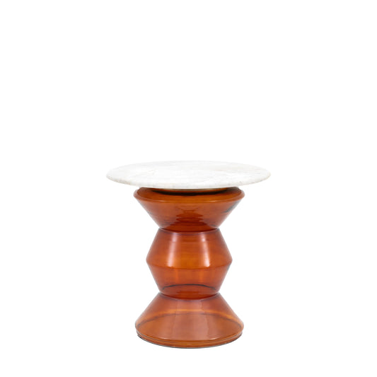 Athens Side Table in Orange
