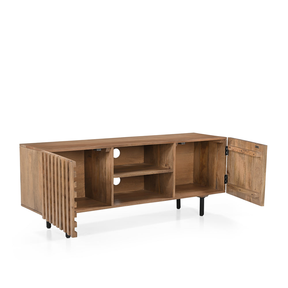 Nova Solid Mango Wood 2 Door TV Unit