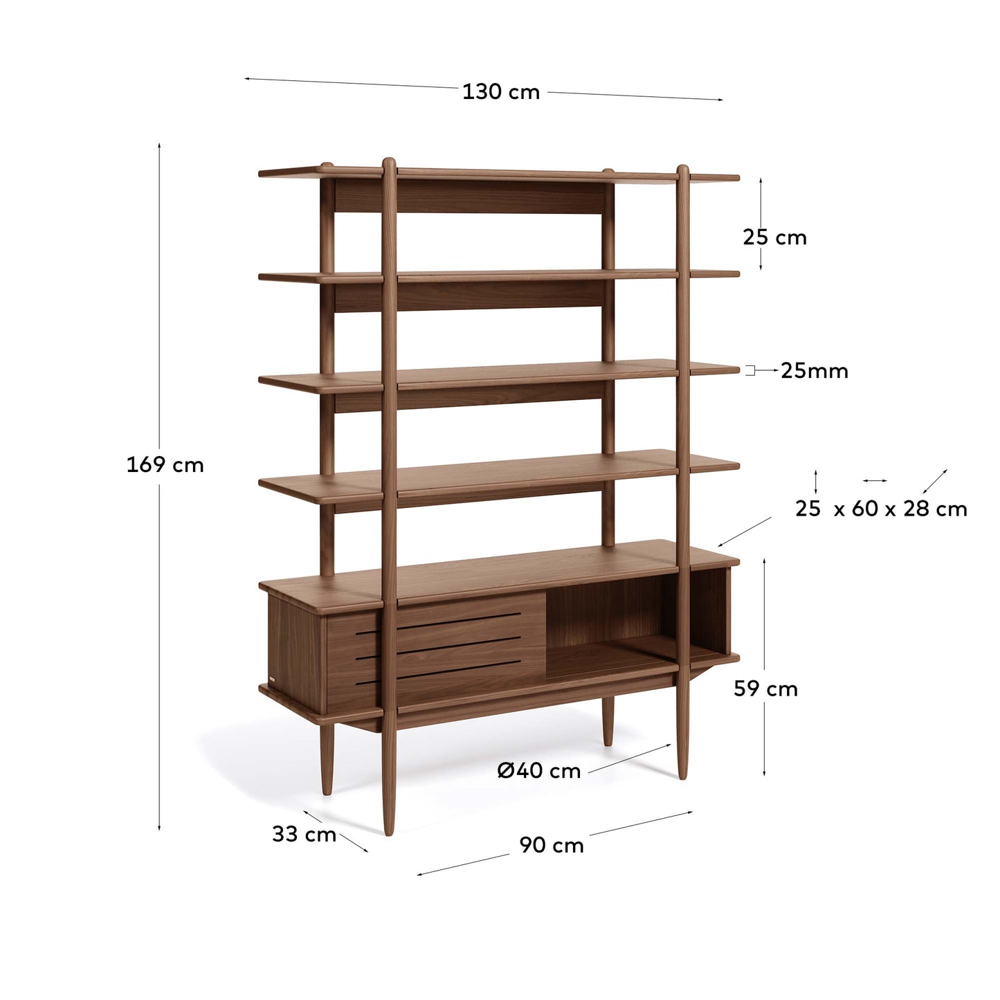 Carolin Shelving Unit