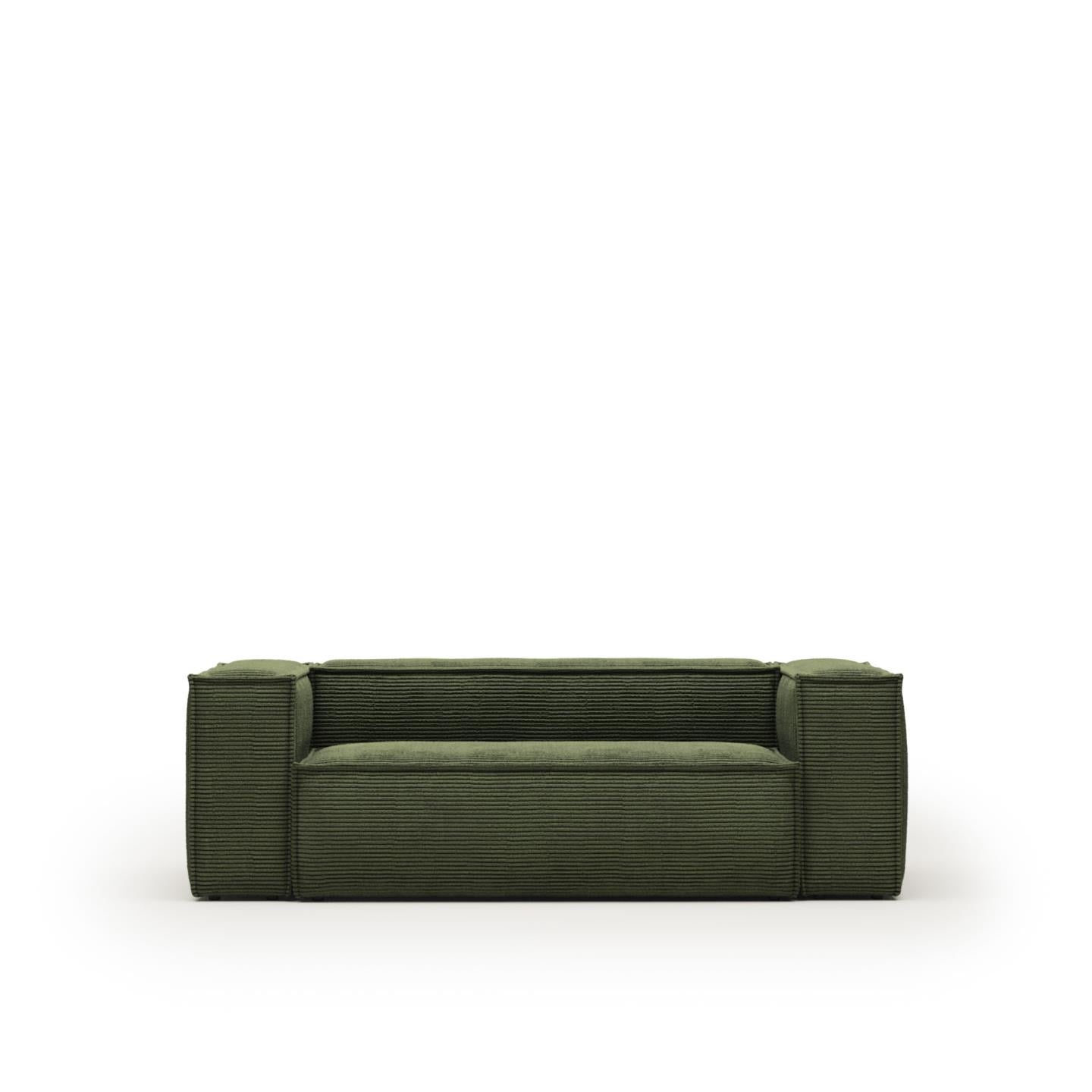 Lund 2 Seater Sofa - Green Corduroy